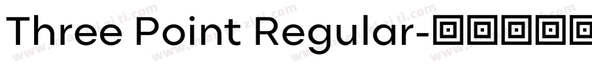 Three Point Regular字体转换